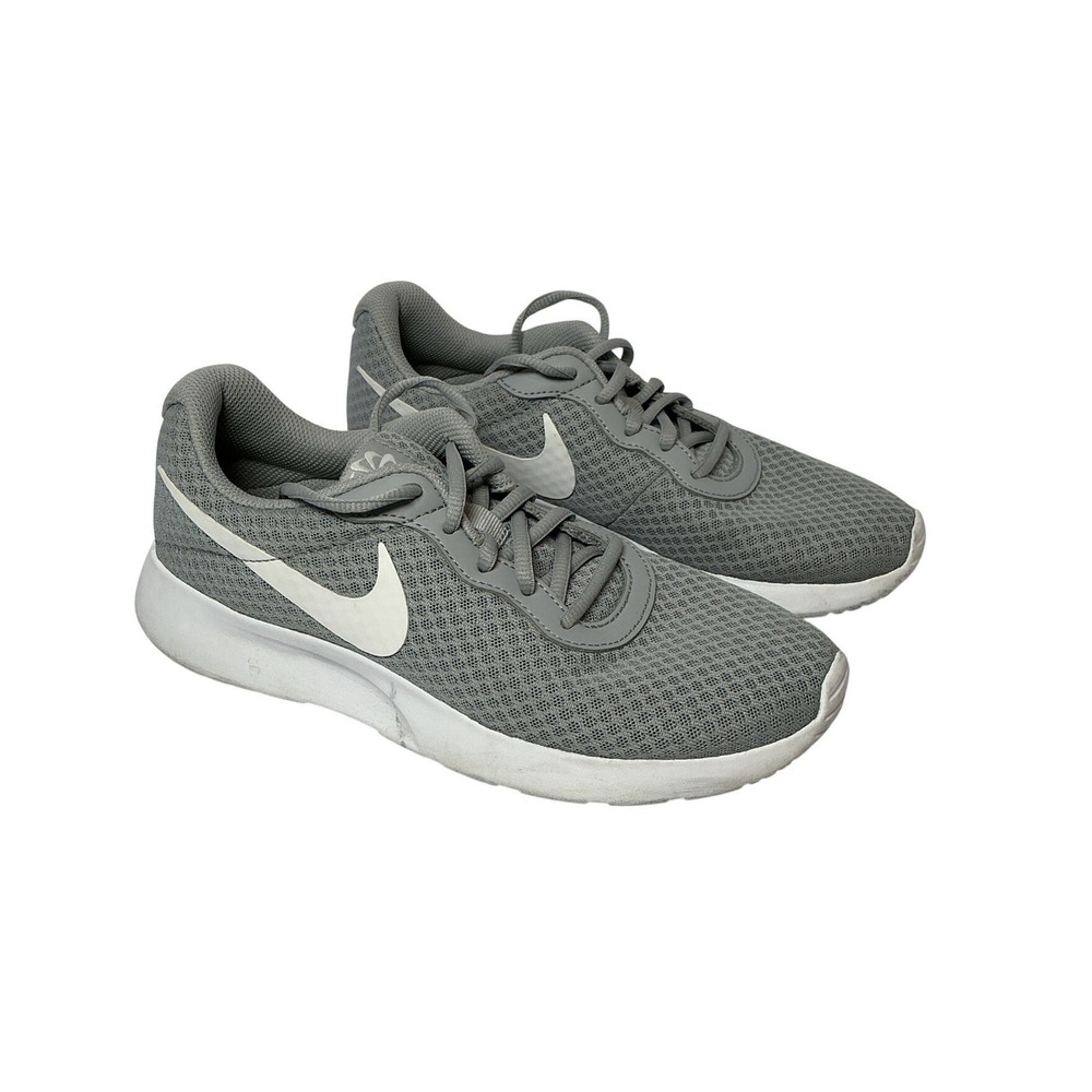 Nike Women's Tanjun‎ Running Shoes Sneakers Size US 7.5 Gray White DJ6257-003